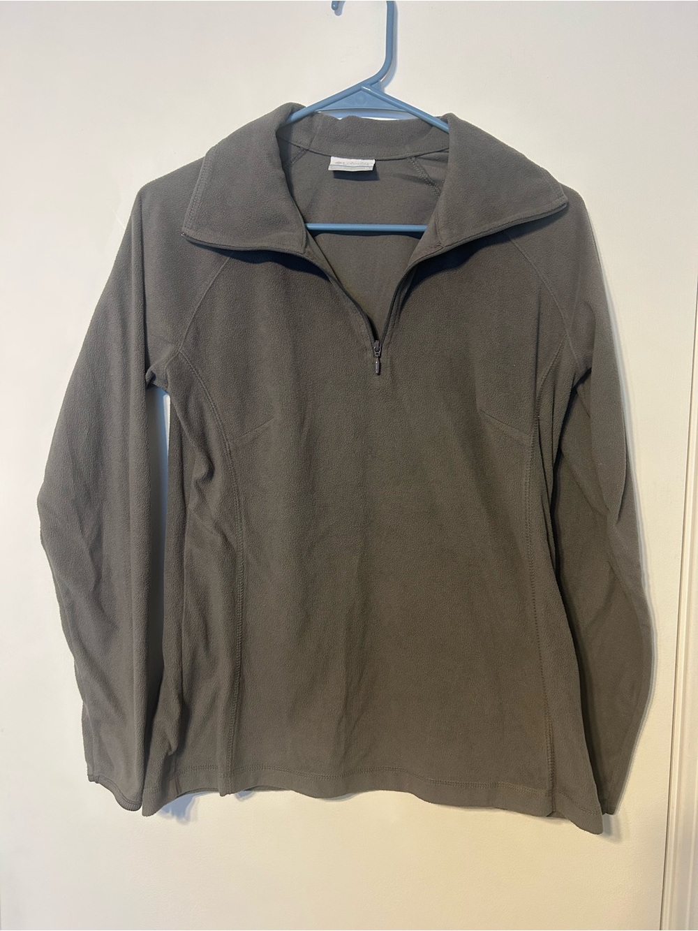 Columbia Grey Half-Zip Fleece Pullover